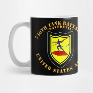 740th Tank Battalion DUI - Daredevil - US Army Mug